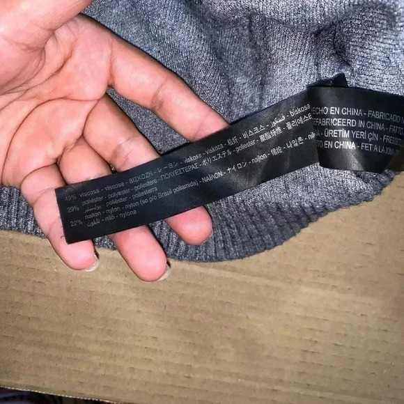 ZARA - WOMEN’S KNIT CROP HOODIE WITH BLING HOODIE STRAPS - SIZE SMALL - Picture 11 of 11